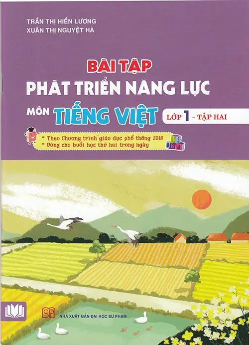 Bài tập phát triển năng lực Tiếng việt 1/2