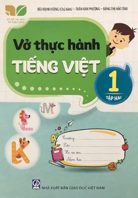 Vở thực hành Tiếng việt lớp 1 - Tập 2 (Bộ sách Kết nối trí thức với cuộc sống)