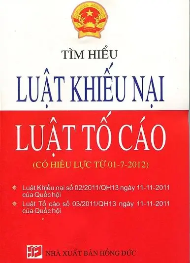 Tìm hiểu luật khiếu nại luật tố cáo