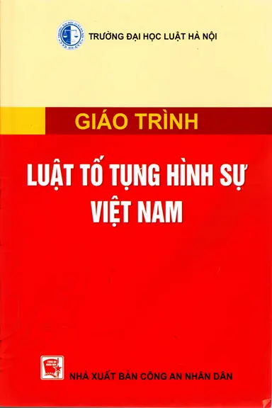 Giáo trình Luật tố tụng hình sự Việt Nam