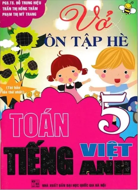 Vở ôn tập hè toán tiếng việt anh 5