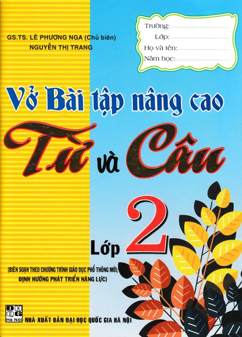 Vở bài tập nâng cao từ và câu 2 HA
