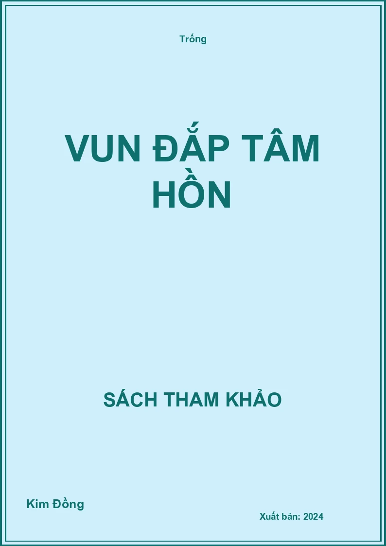 Vun đắp tâm hồn