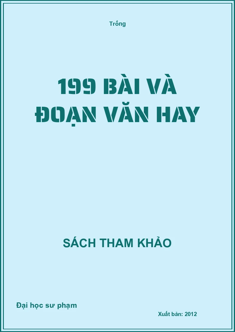 199 bài và đoạn văn hay