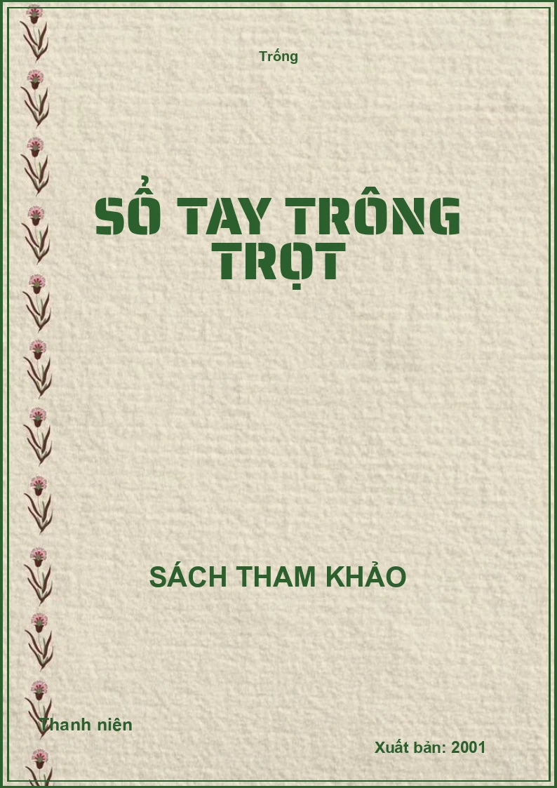 Sổ tay trồng trọt