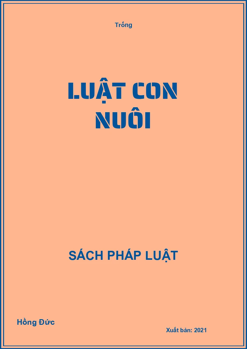 Luật con nuôi