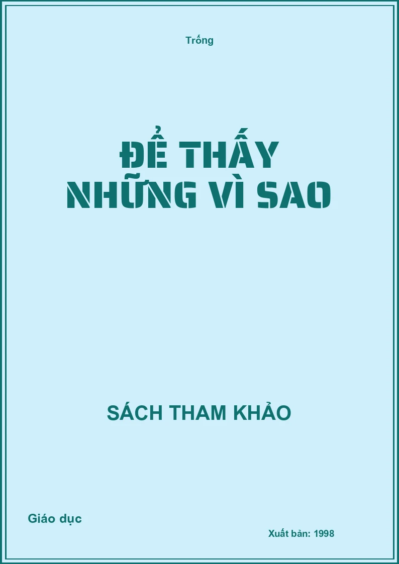 Để thấy những vì sao