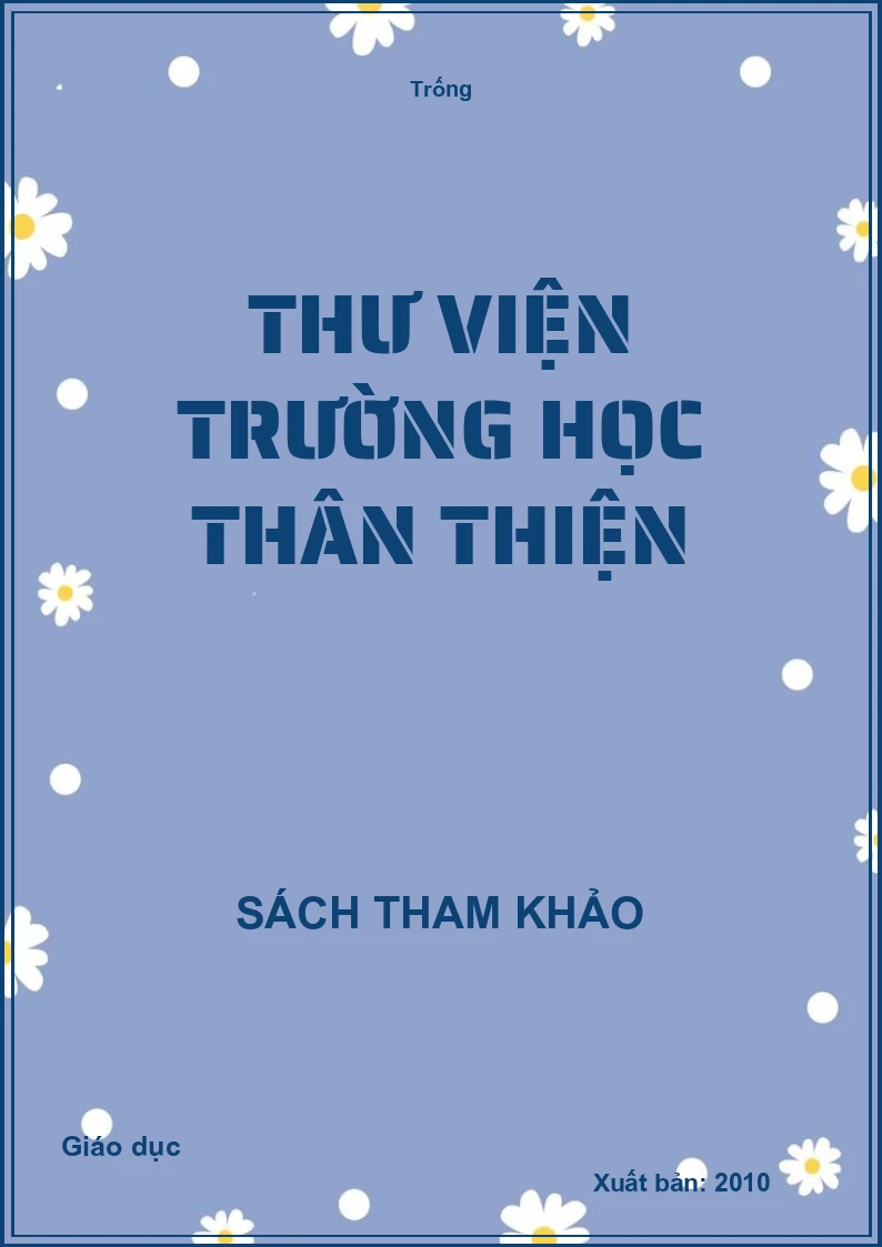 Thư viện trường học thân thiện