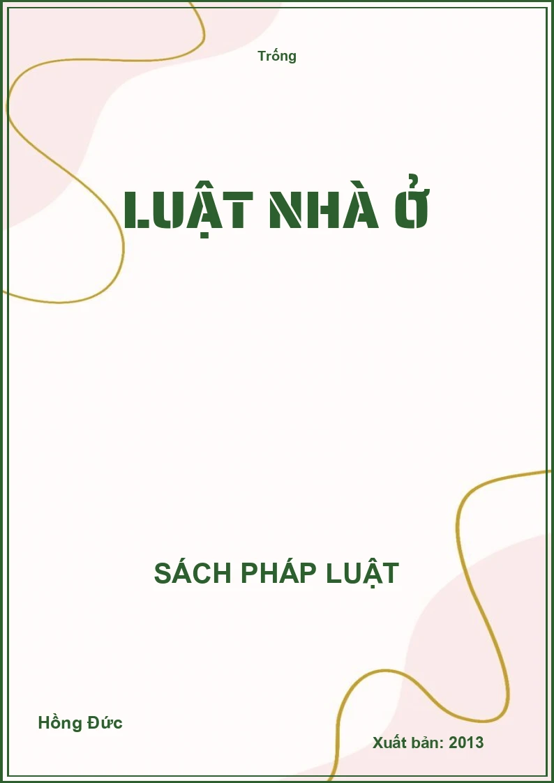 Luật nhà ở