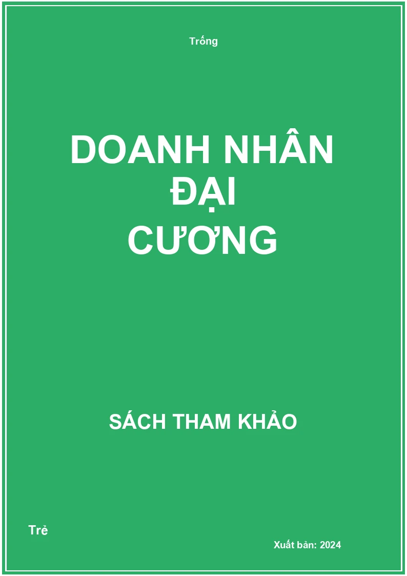 Doanh nhân đại cương
