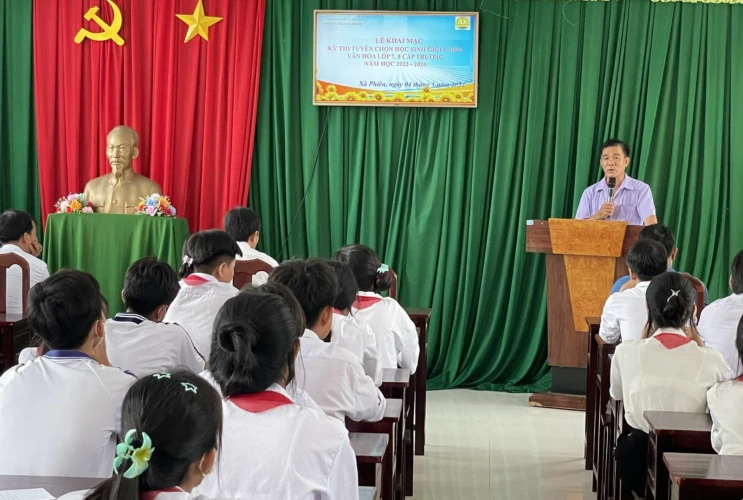 Công tác khảo sát học sinh giỏi 6 môn văn hóa khối 7, 8