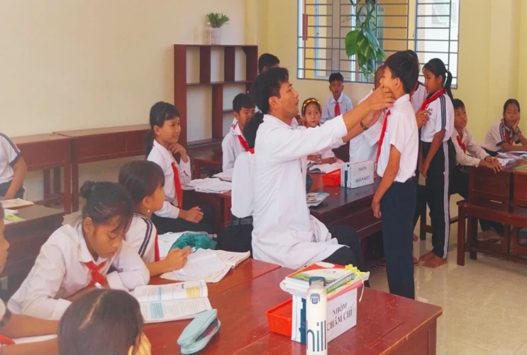 Chăm sóc sức khỏe cho học sinh năm học 2023 - 2024