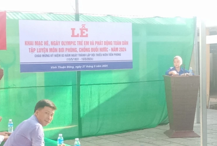 Lễ khai mạc hè, ngày Olympic trẻ em và phát động toàn dân tập luyện môn bơi lội, phòng chống đuối nước năm 2024
