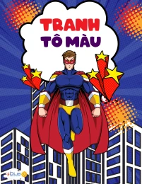 Tranh tô màu Chủ đề Siêu anh hùng
