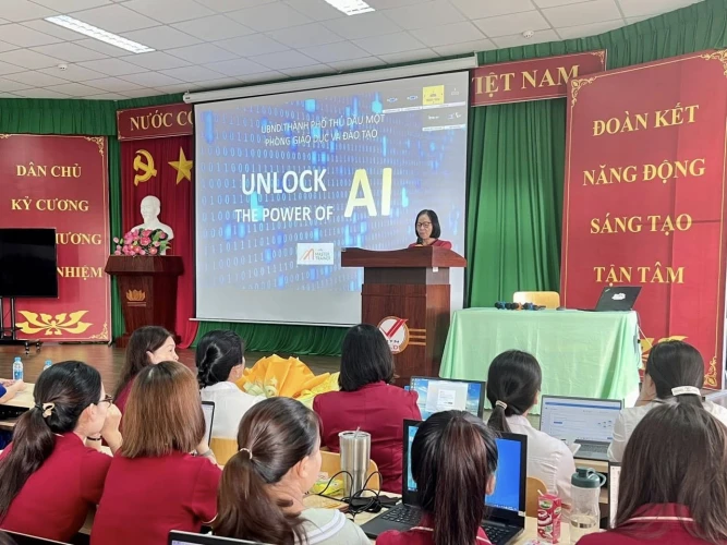 Tập huấn ứng dụng AI trong Giáo dục Mầm non tại TP. Thủ Dầu Một