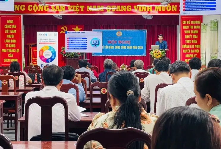 Buổi Hội thảo Thư viện số tại Phòng Giáo Dục huyện Vĩnh Thạnh - Cần Thơ