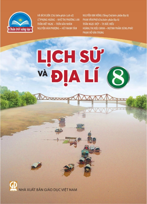 Sách giáo khoa Lịch sử và Địa lí 8 - Chân trời sáng tạo