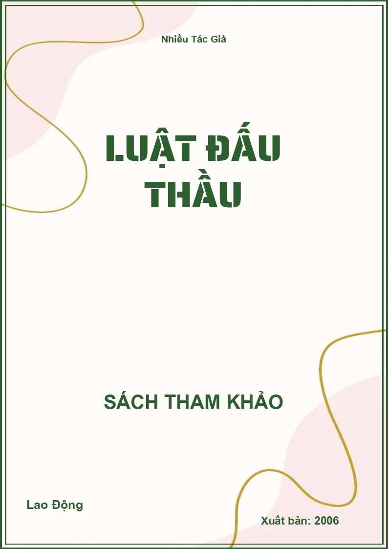 Luật đấu thầu