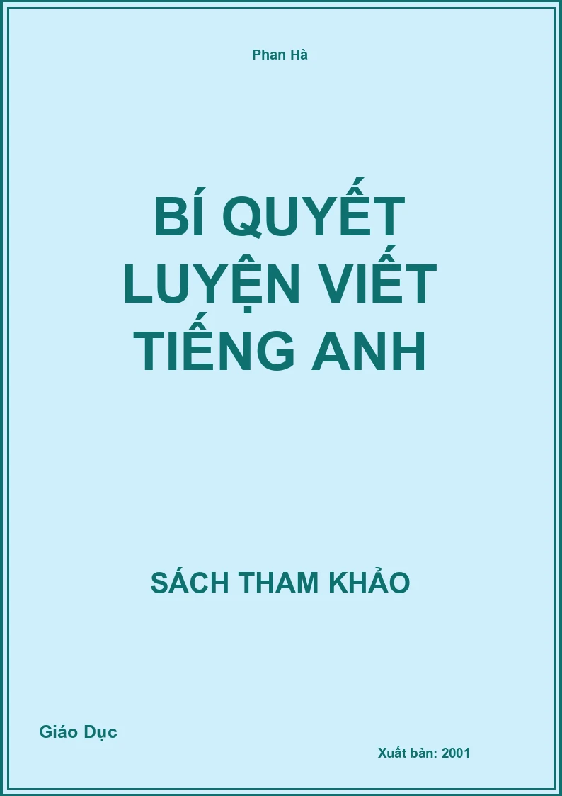 Bí quyết luyện viết Tiếng Anh