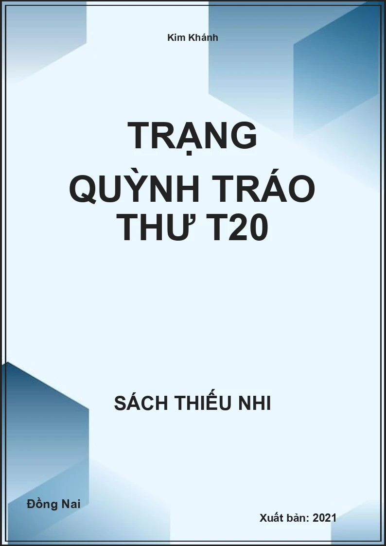 Trạng Quỳnh tráo thư T20