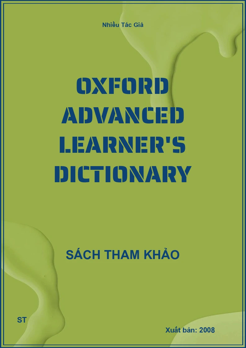 Oxford advanced Learner's dictionary