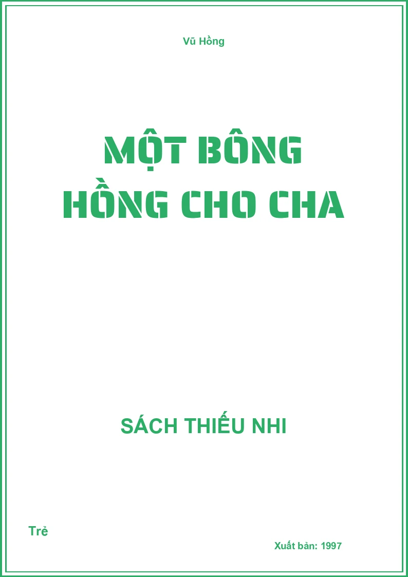 Một bông hồng cho cha
