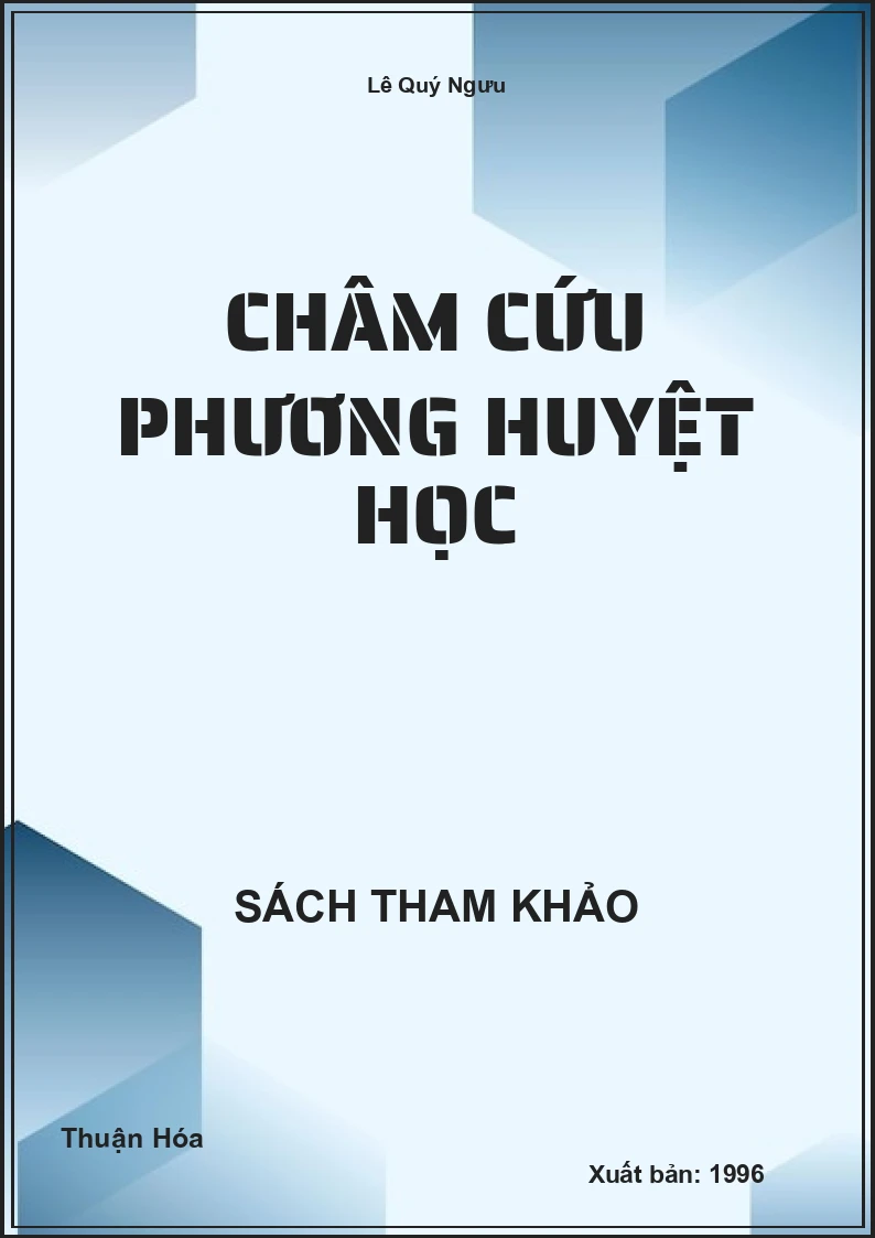 Châm cứu phương huyệt học