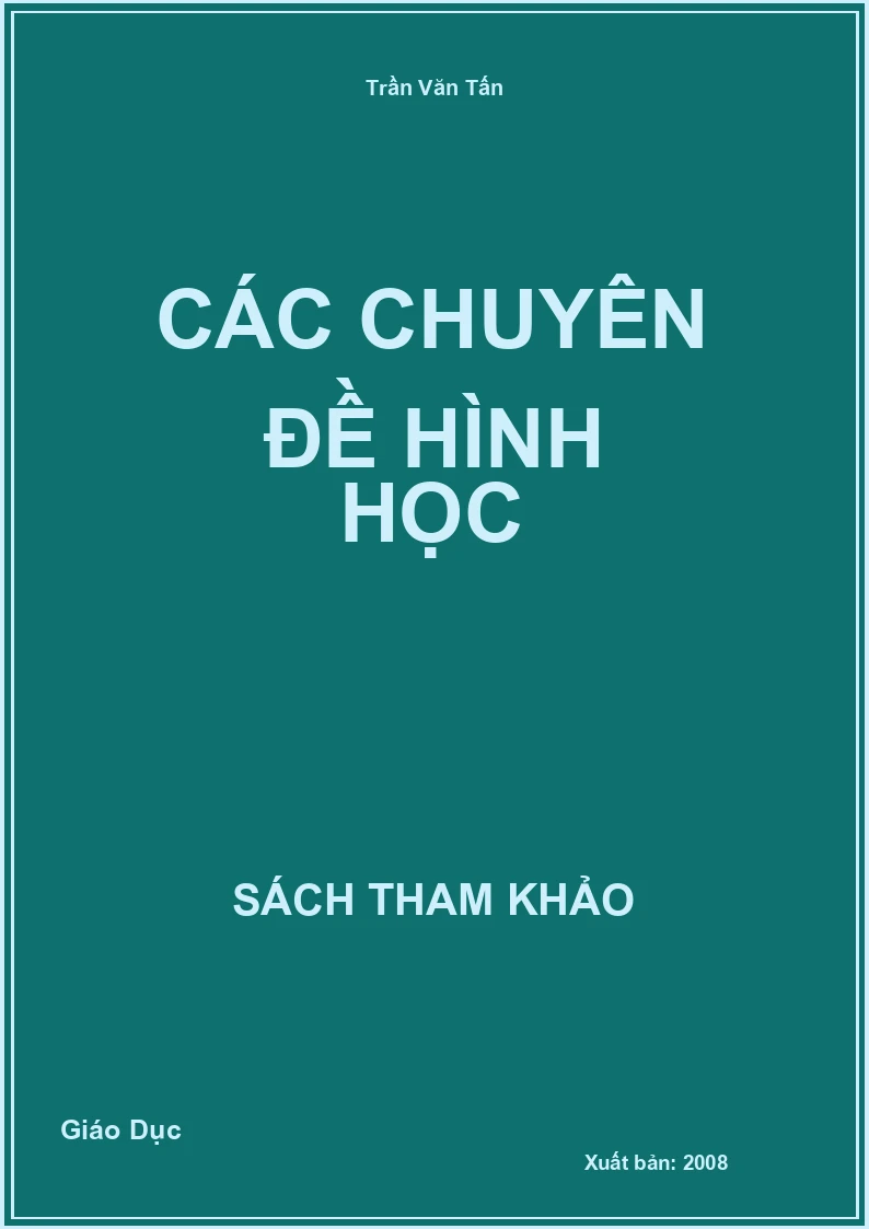 Các chuyên đề hình học