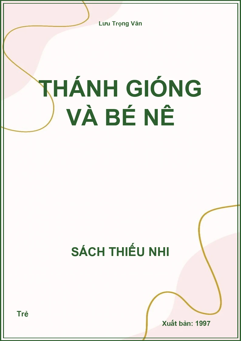 Thánh gióng và bé Nê