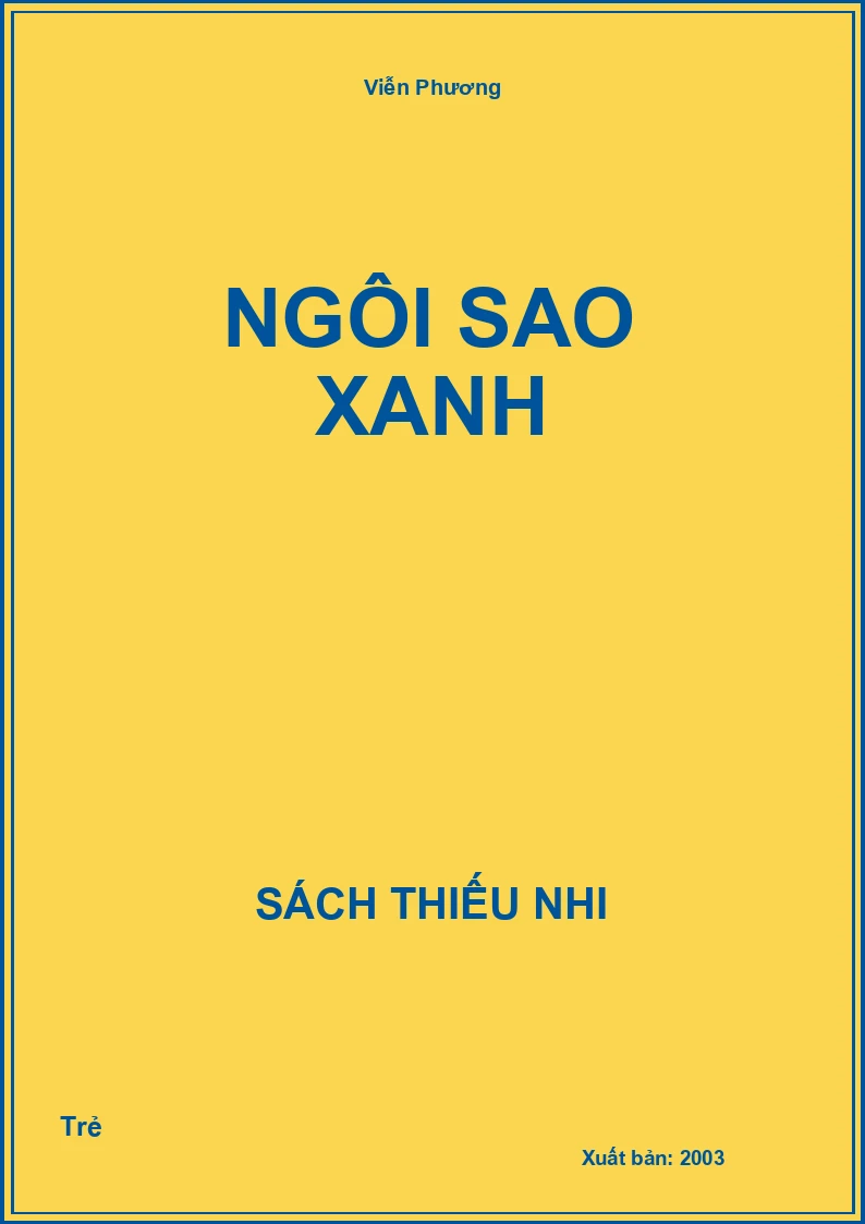 Ngôi sao xanh