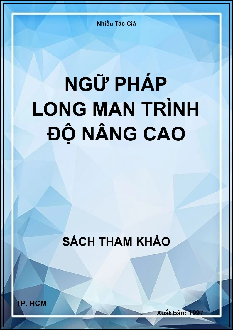 Ngữ pháp long man trình độ nâng cao