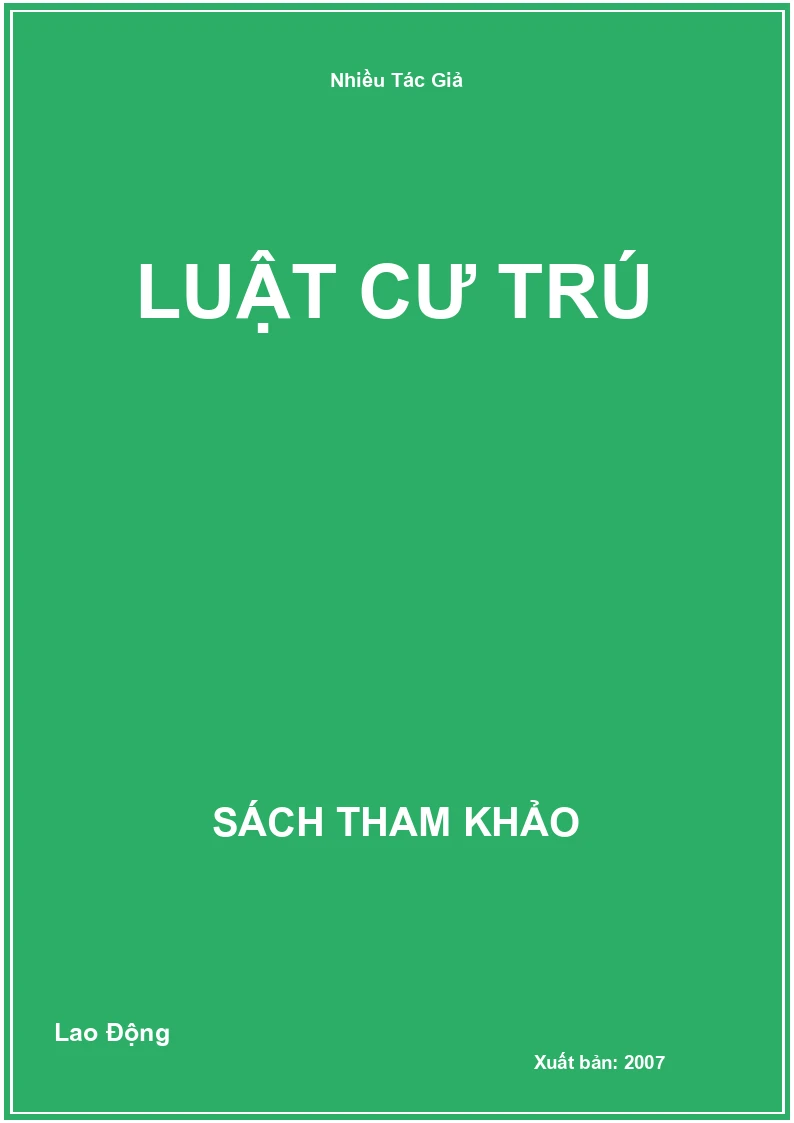 Luật cư trú