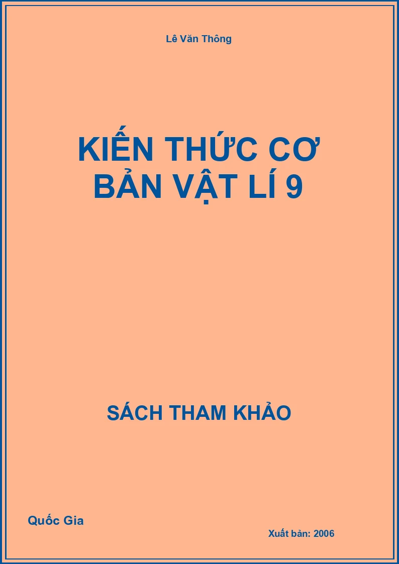 Kiến thức cơ bản Vật lí 9