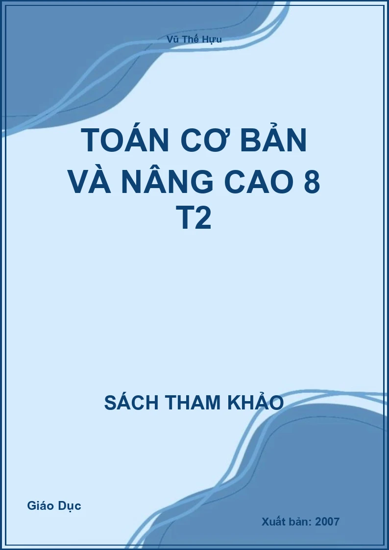 Toán cơ bản và nâng cao 8 T2