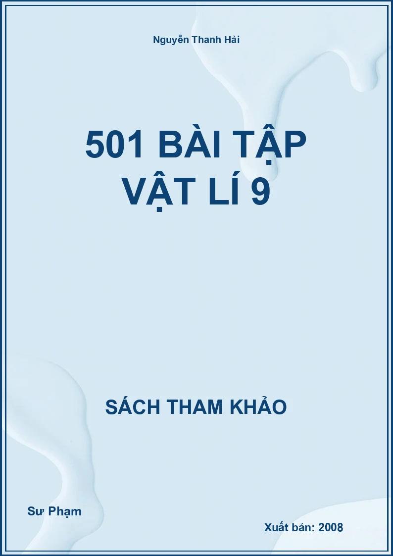 501 bài tập Vật lí 9