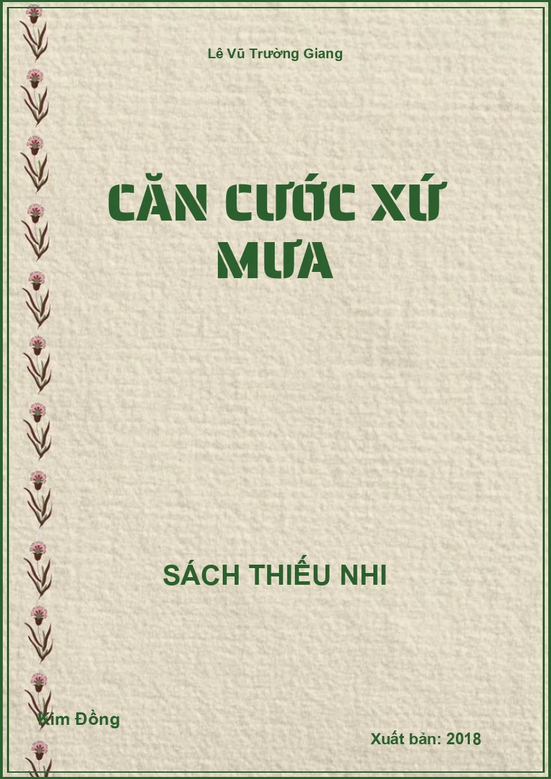 Căn cước xứ mưa