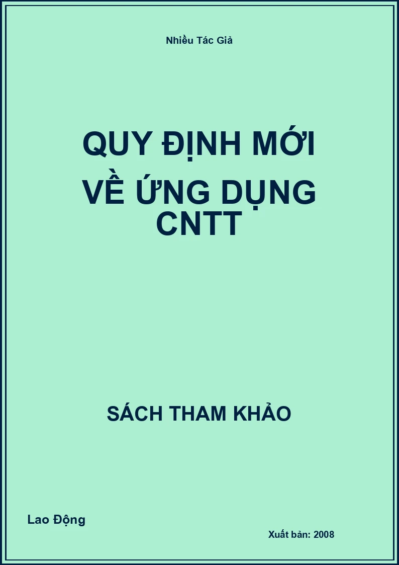 Quy định mới về ứng dụng CNTT
