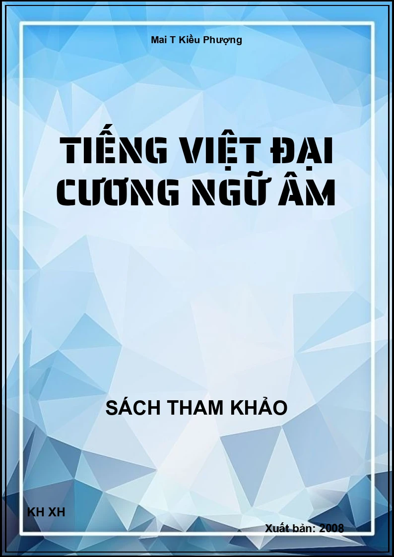 Tiếng Việt đại cương ngữ âm