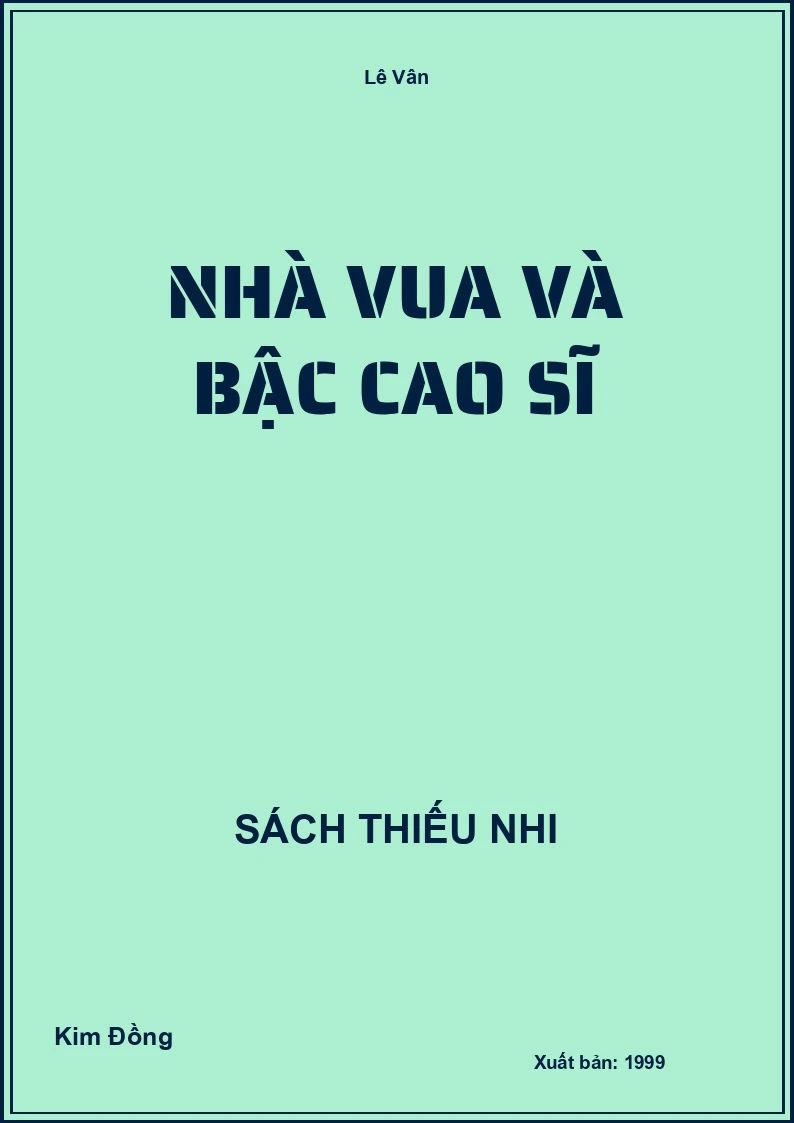 Nhà vua và bậc cao sĩ