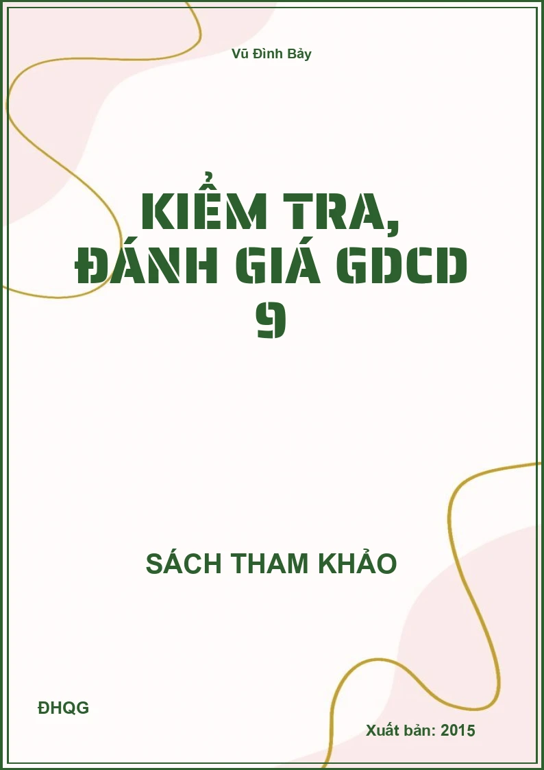 Kiểm tra, đánh giá GDCD 9