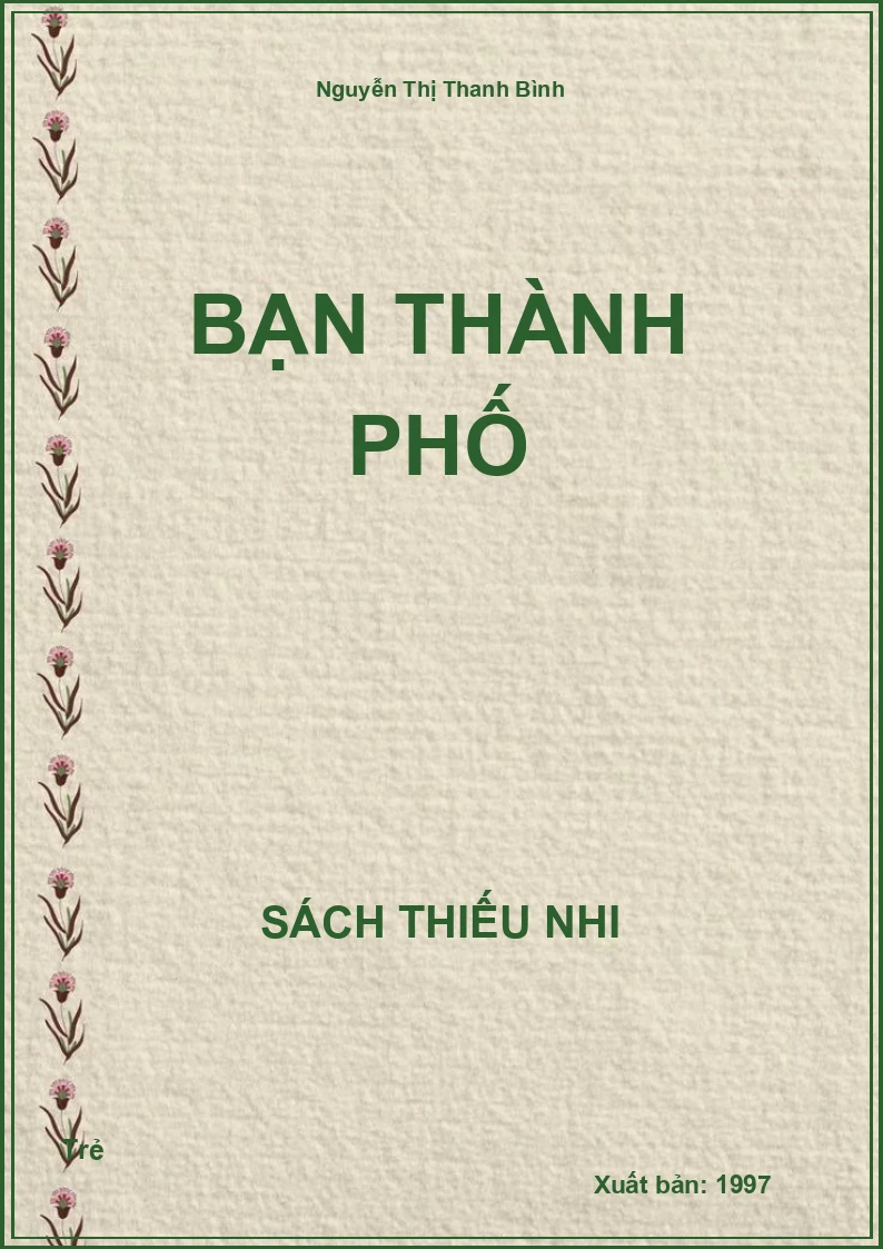 Bạn Thành phố