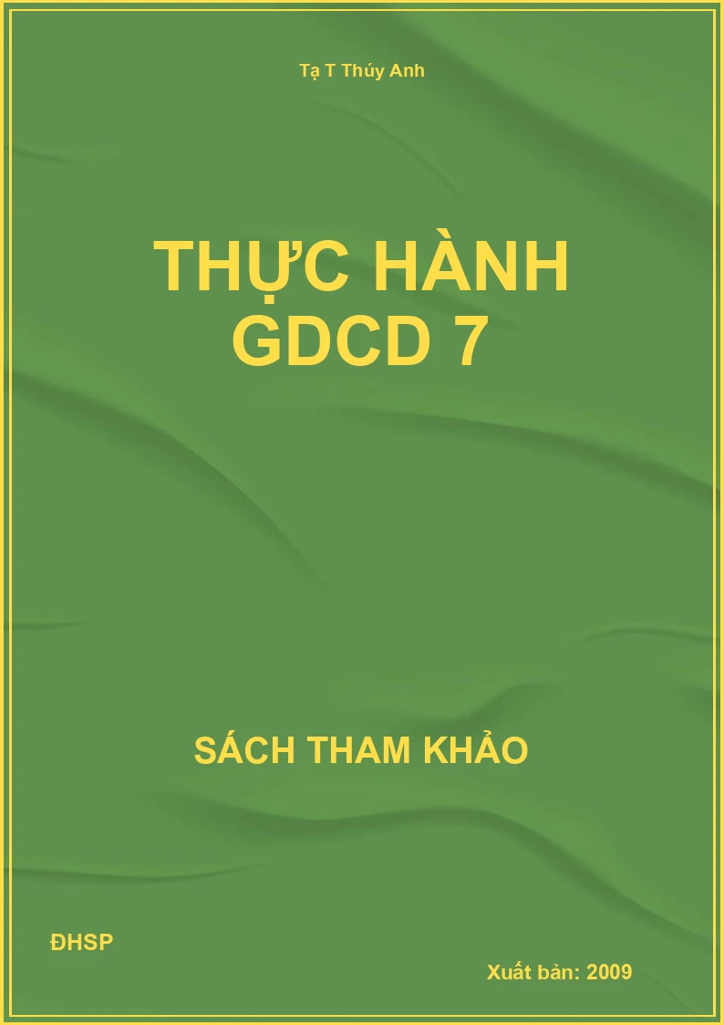 Thực hành GDCD 7