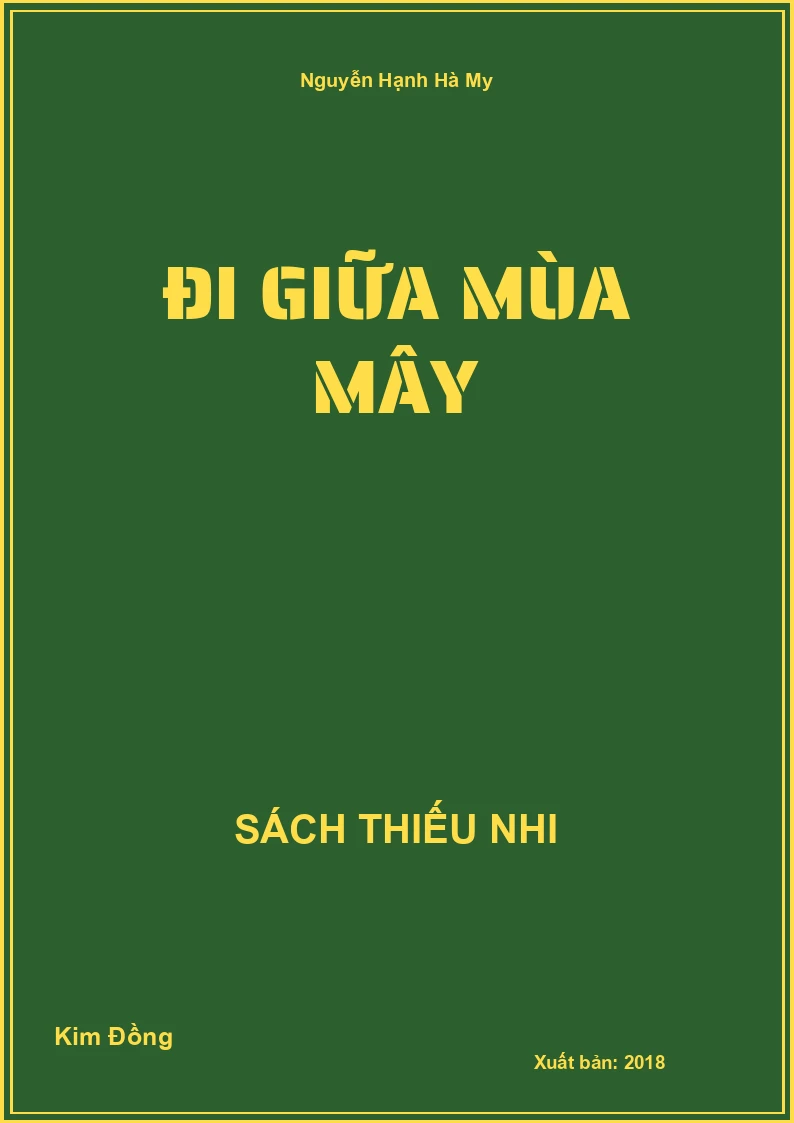 Đi giữa mùa mây