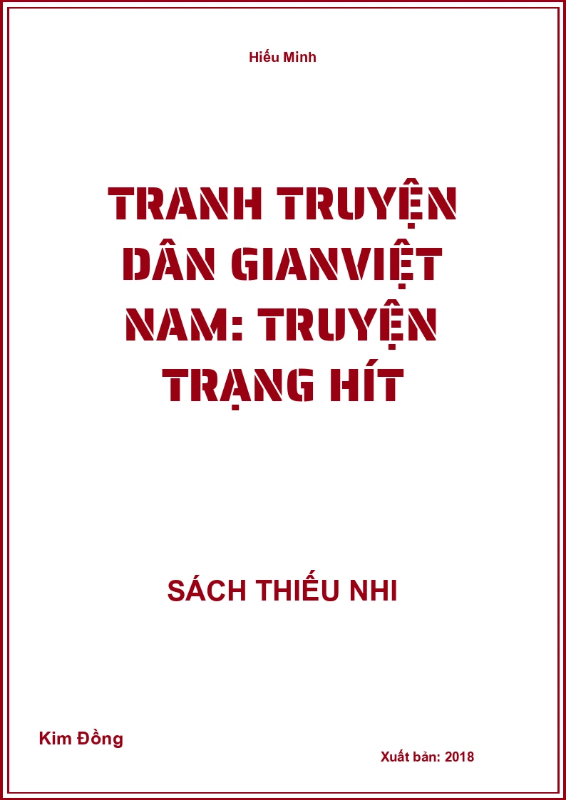 Tranh truyện dân gianViệt Nam: Truyện trạng Hít