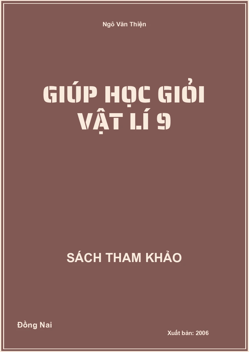 Giúp học giỏi Vật lí 9