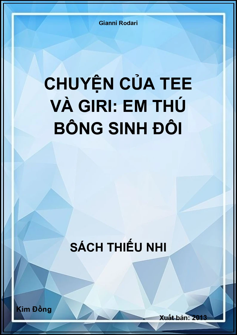 Chuyện của Tee và Giri: Em thú bông sinh đôi