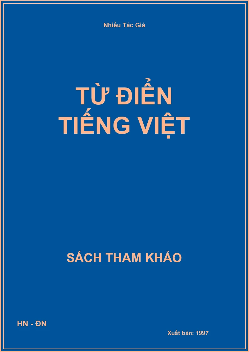 Từ điển tiếng Việt