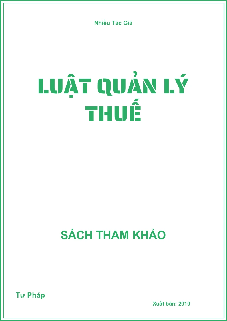 Luật quản lý thuế