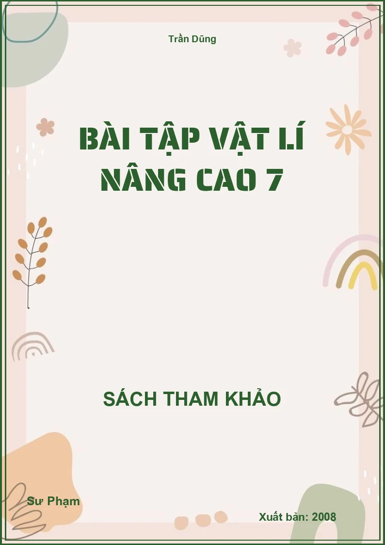 Bài tập Vật lí nâng cao 7