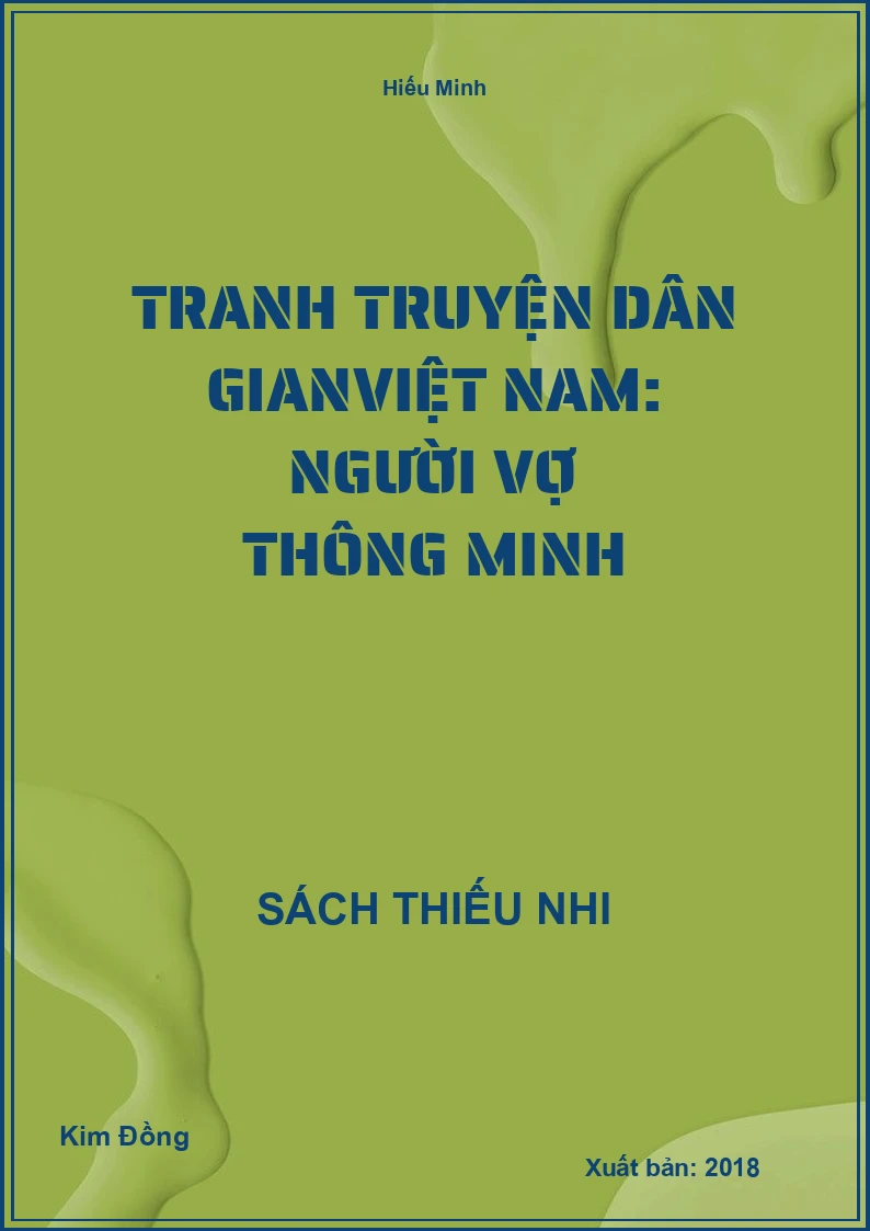 Tranh truyện dân gianViệt Nam: Người vợ thông minh